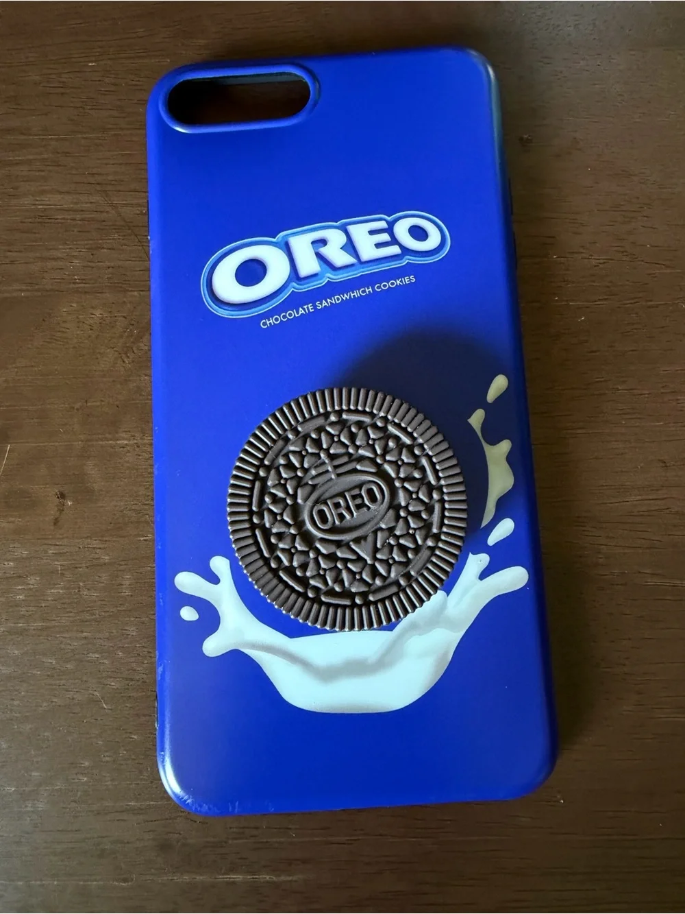 Blue Oreo Cookie Splash Phone Case
